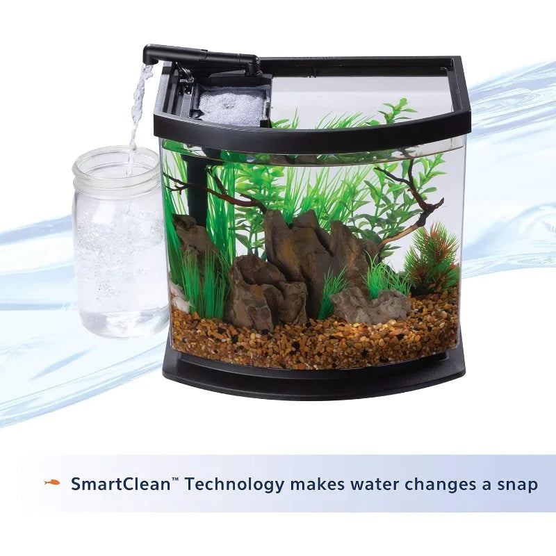 Small Aquarium with SmartClean Technology, LED