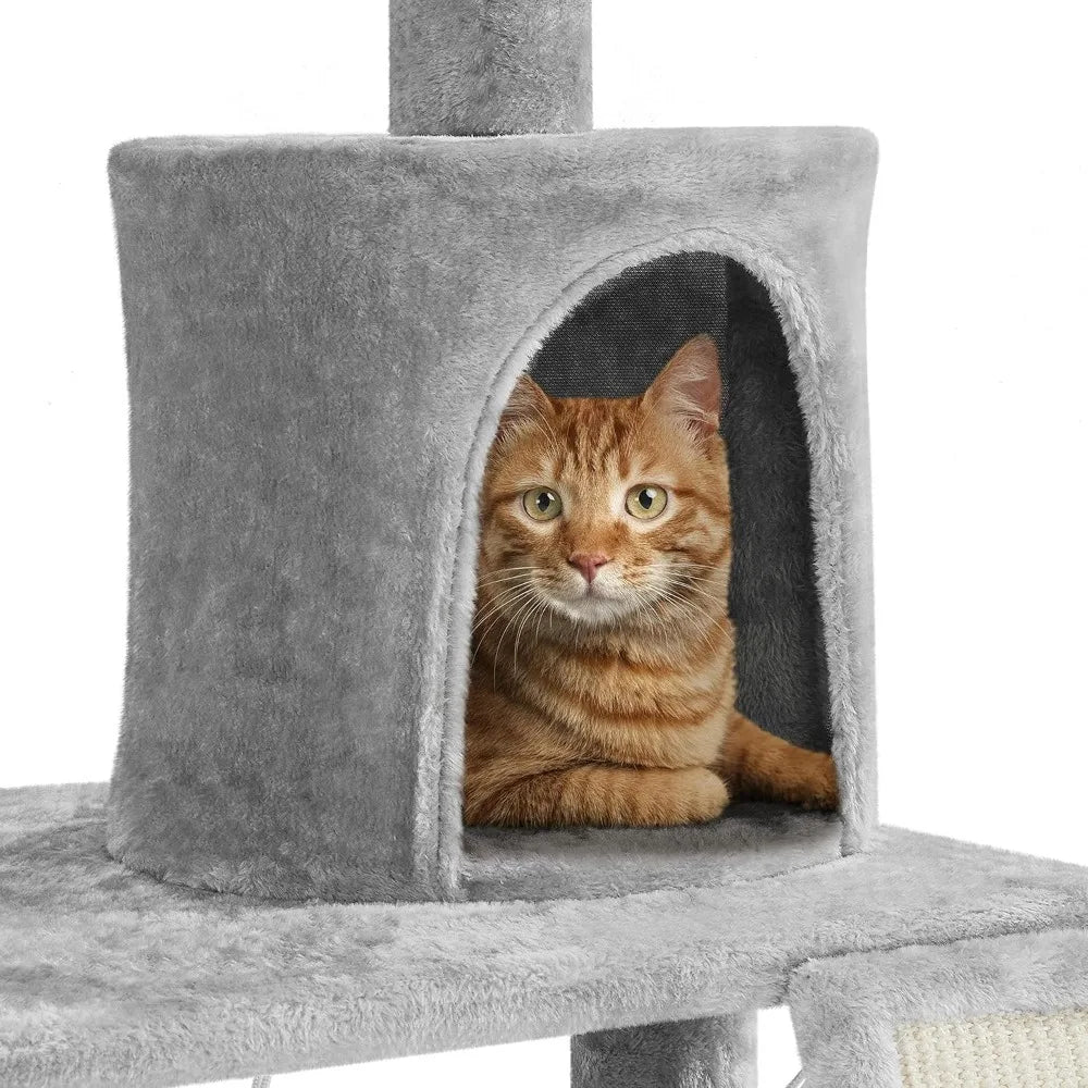 Cat Tower for Indoor Cats 63.5inch. Scratching Posts