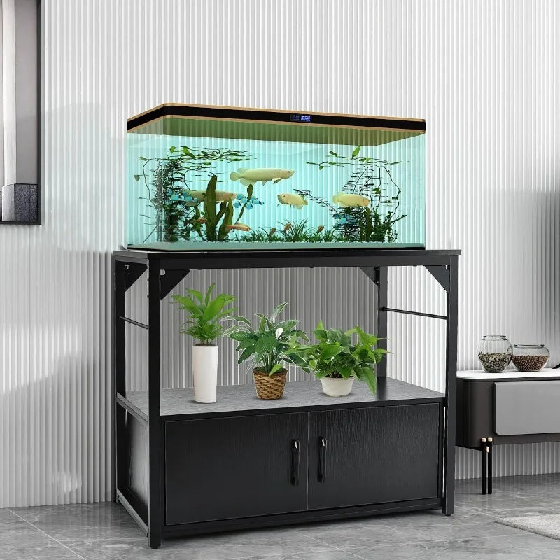 40 Gallon Fish Tank Stand with Storage Cabinet.