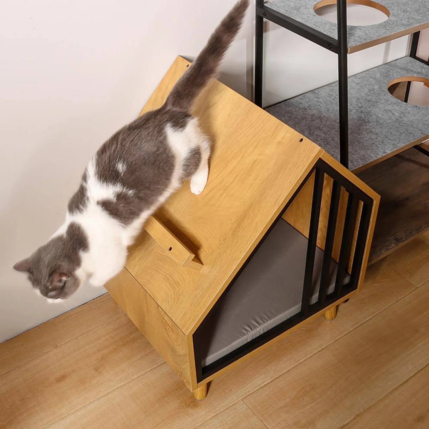 Wooden Cat Condo