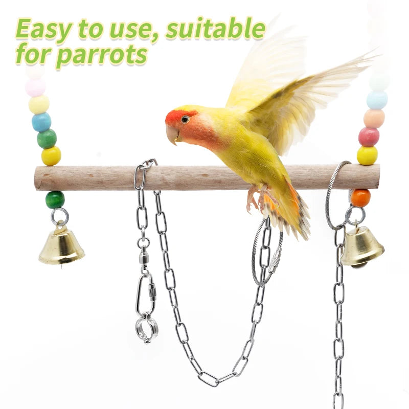 Parrot Leg Ring Stainless Steel  Anti Bite Training Accessories