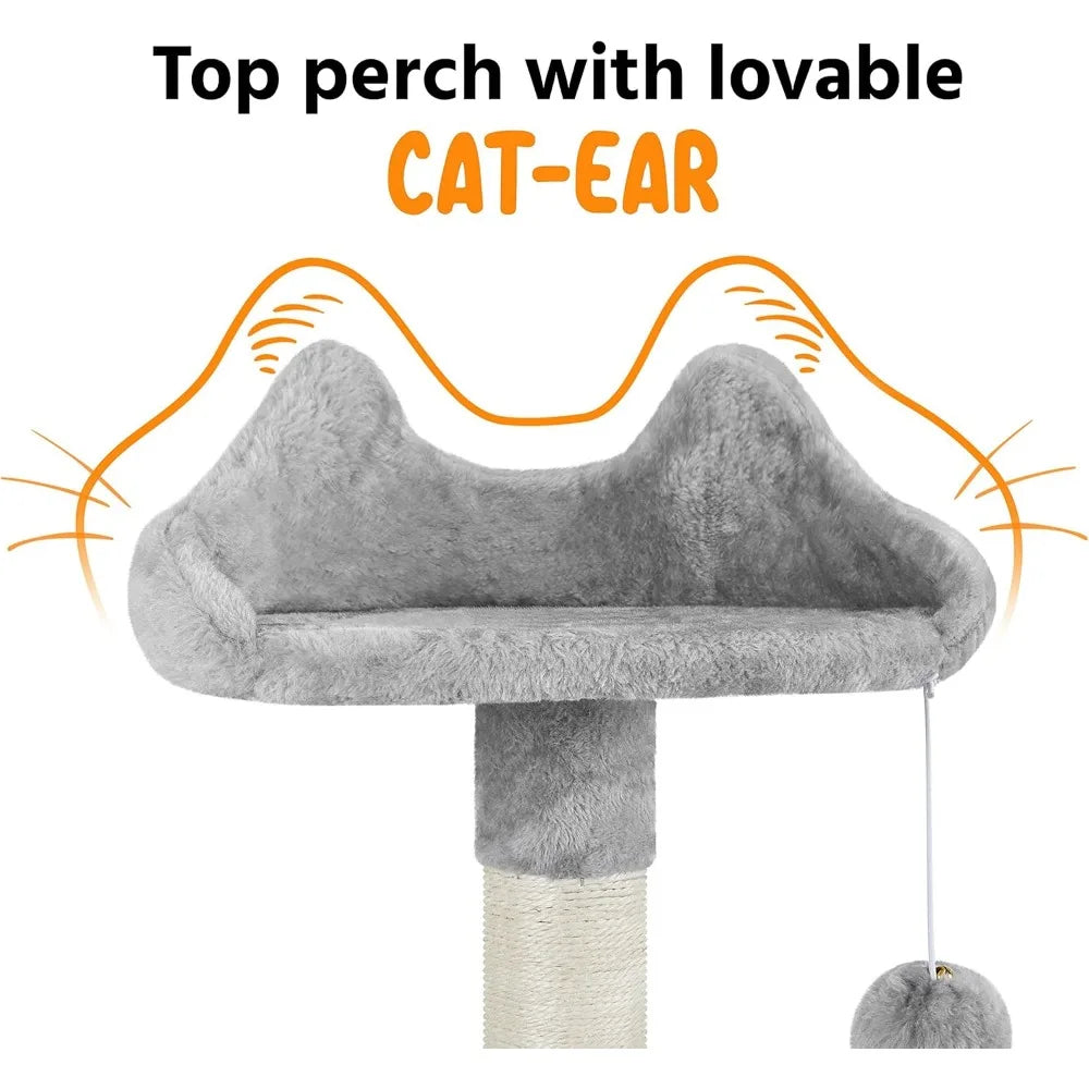 Cat Tower for Indoor Cats 63.5inch. Scratching Posts