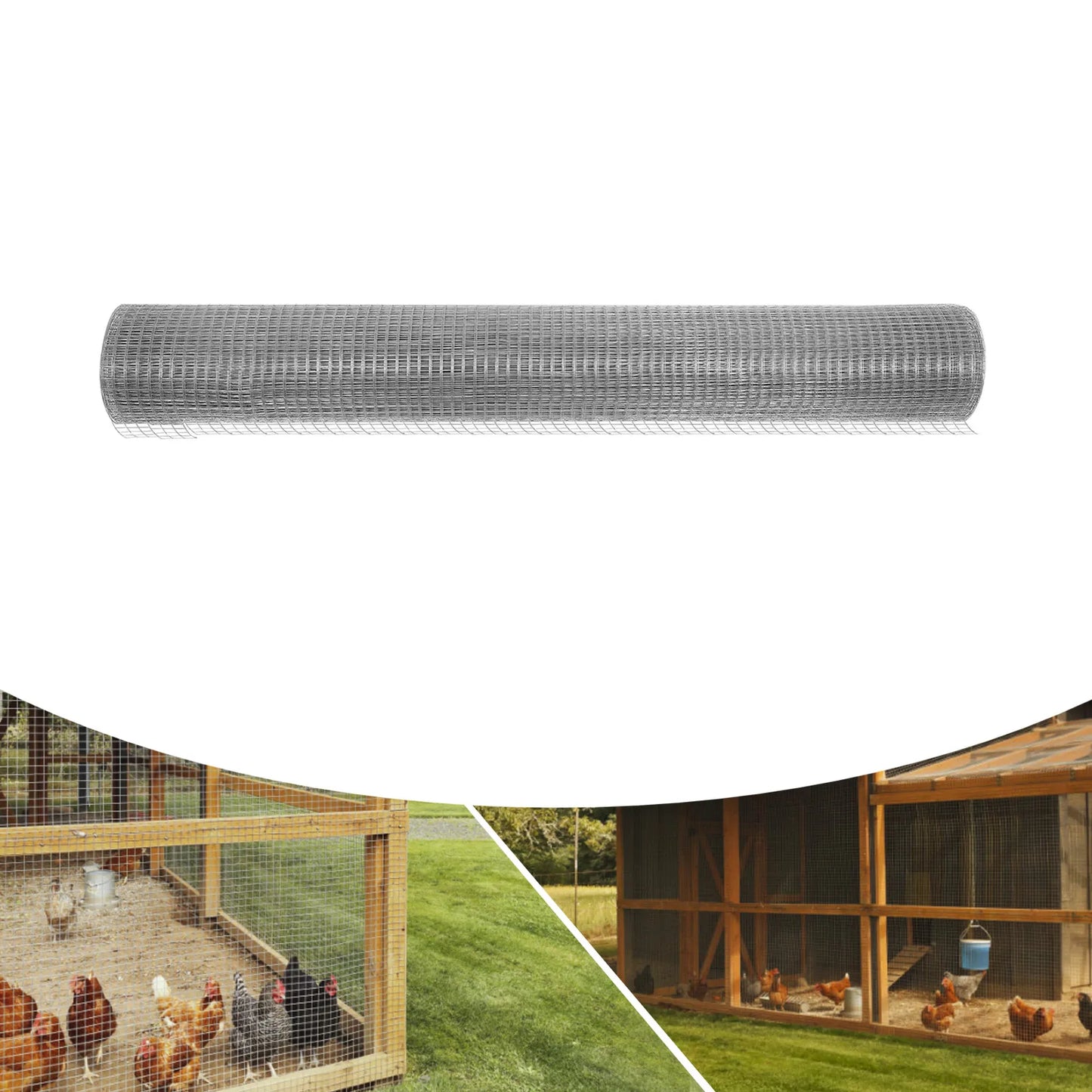 Hardware Cloth Galvanized Welded Wire Metal Roll Fencing