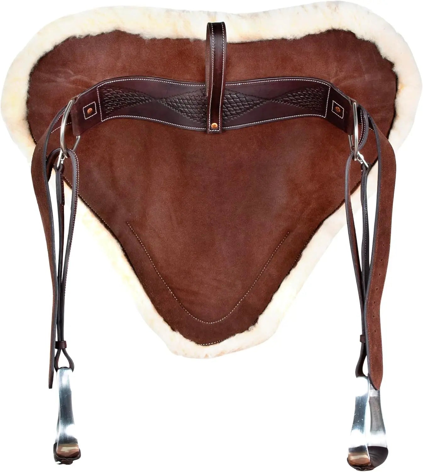 PREMIUM HORSE RIDING BAREBACK PAD WITH STIRRUPS