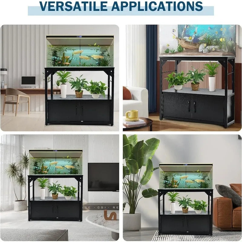 40 Gallon Fish Tank Stand with Storage Cabinet.