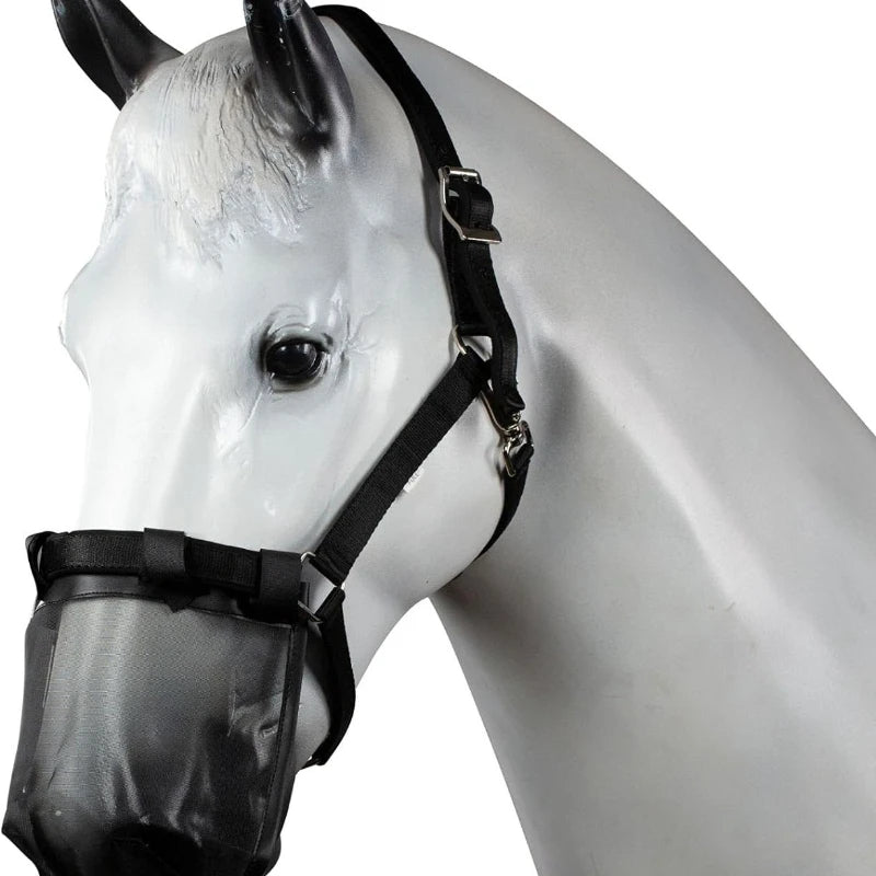 1PC Horse Nose Mosquito Protection. Breathable, Black Mesh, Durable