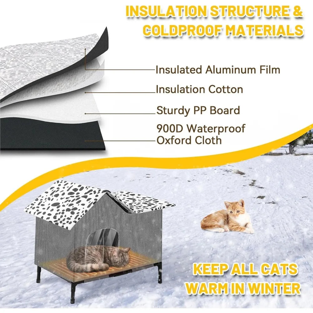 Cat Houses for Outside Cats, Insulated, Heated, Weatherproof.