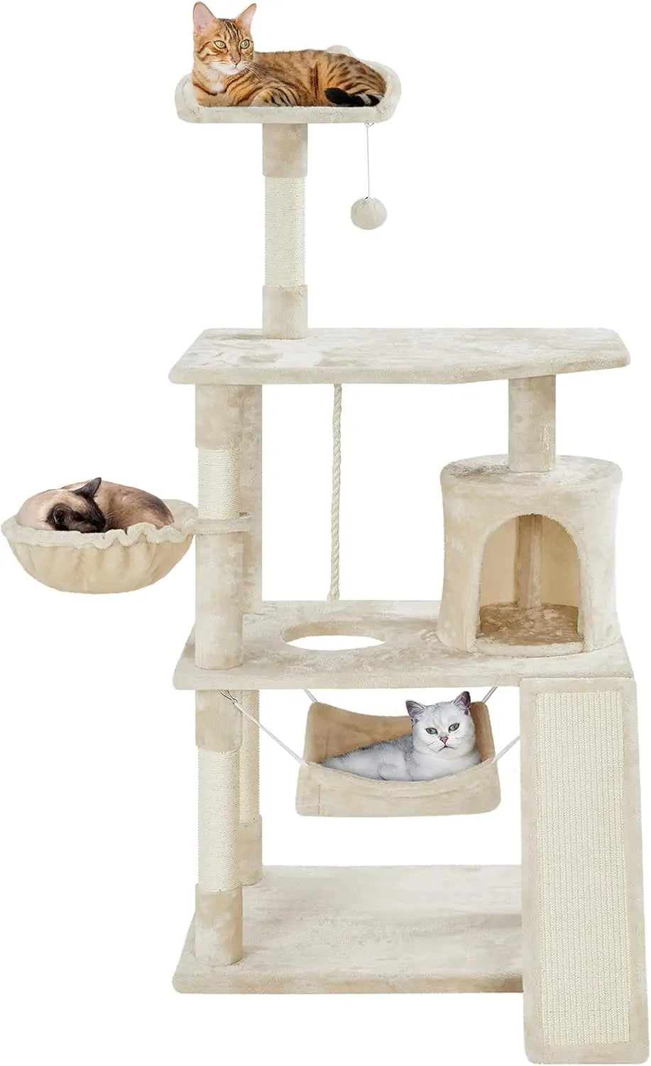 Cat Tower for Indoor Cats 63.5inch. Scratching Posts