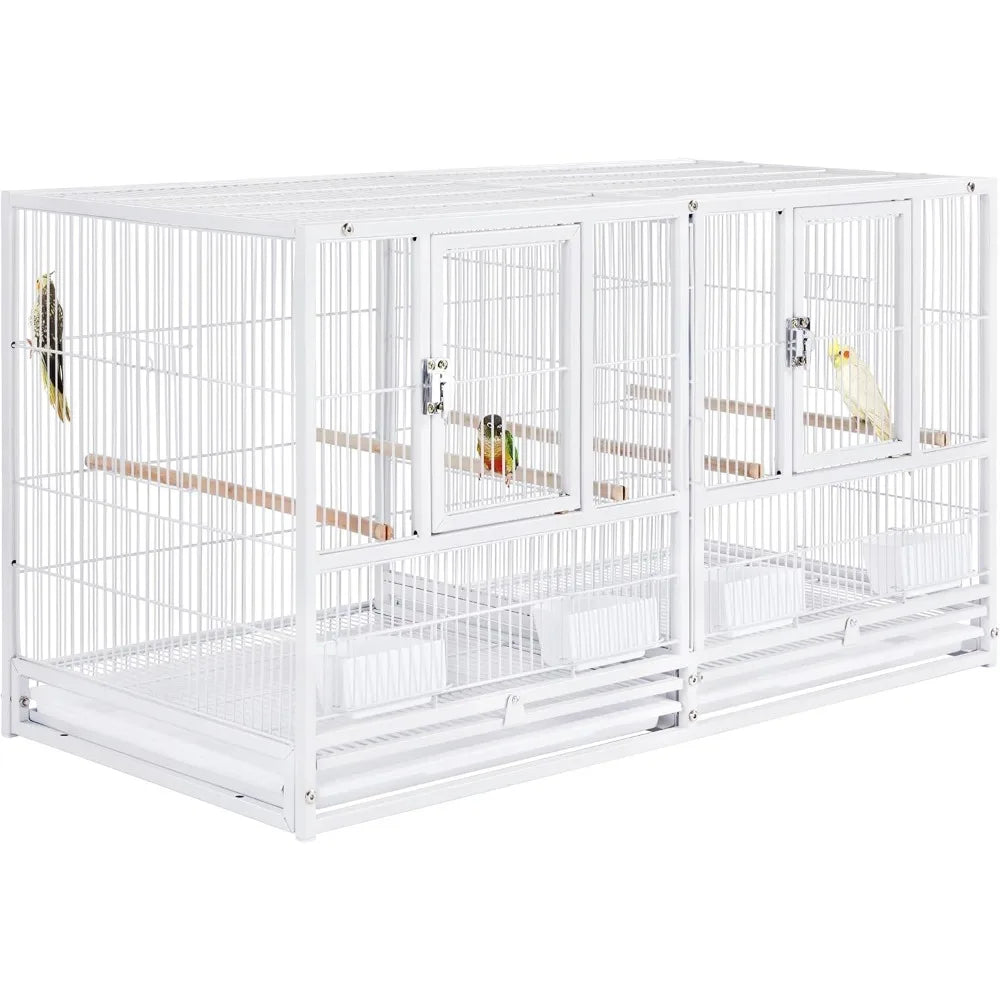 Stackable Divided Breeder Bird Cage