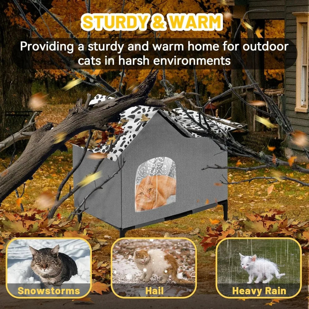 Cat Houses for Outside Cats, Insulated, Heated, Weatherproof.