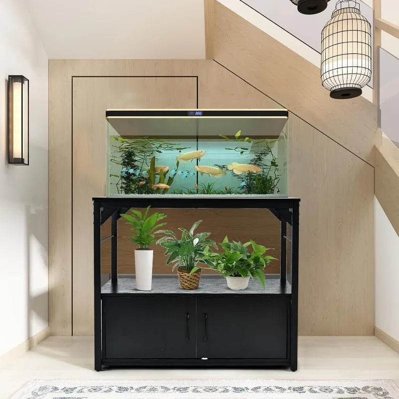 40 Gallon Fish Tank Stand with Storage Cabinet.