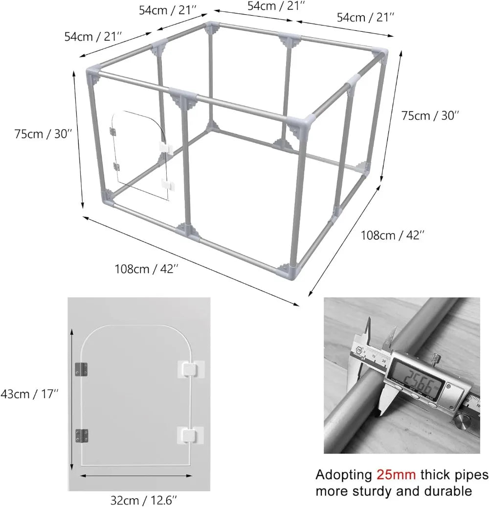 Indoor Dog/puppies Playpen 8 Panels