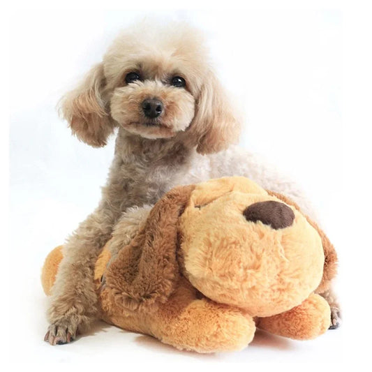 Cute Heartbeat Behavioral Training Toy. Plush, Comfortable, Snuggle Sleep Aid Doll, Durable.