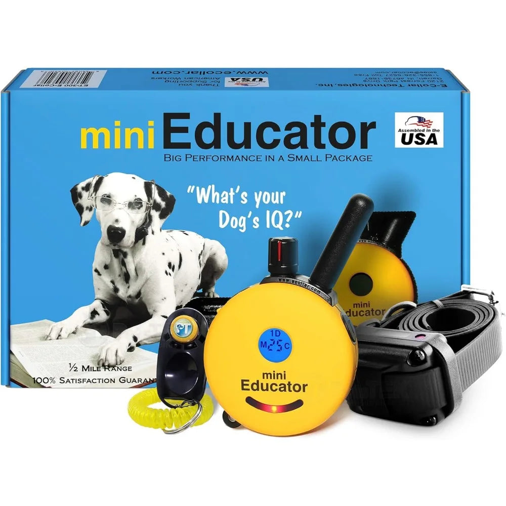 Electronic Mini Educator, Training Collars, 1/2 Mile Remote, Waterproof