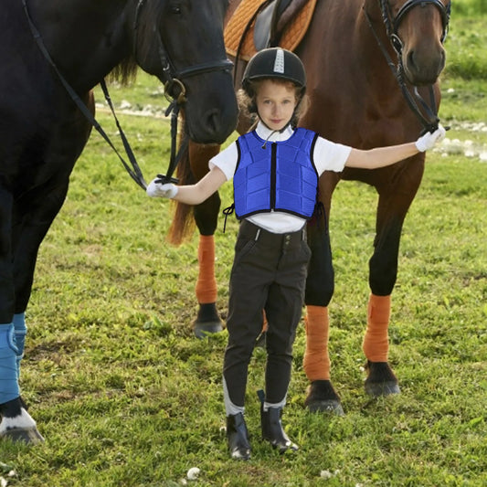 Kids Equestrian Foam Vest. Padded for Safety