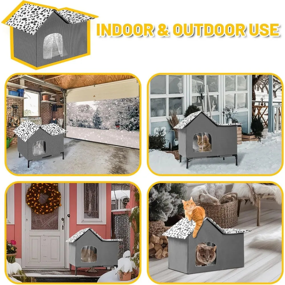 Cat Houses for Outside Cats, Insulated, Heated, Weatherproof.