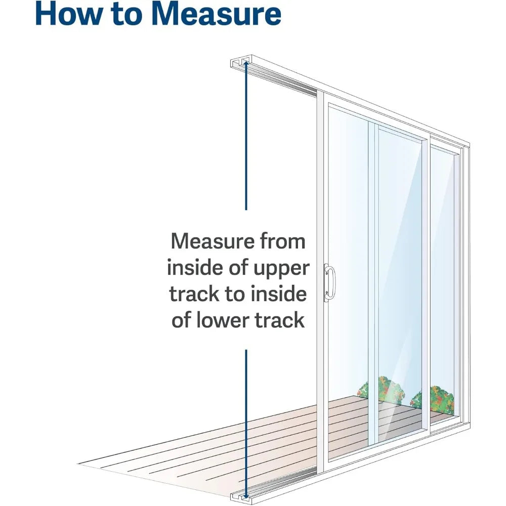 Sliding Glass Door for Dogs & Cats - Large-Tall, Aluminum Patio Panel Insert