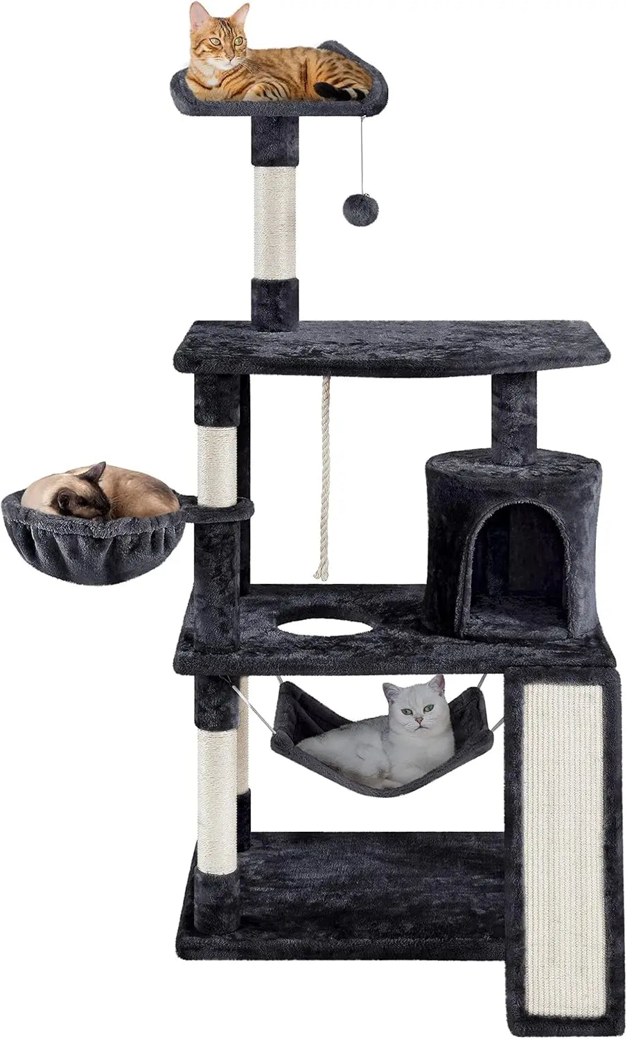 Cat Tower for Indoor Cats 63.5inch. Scratching Posts